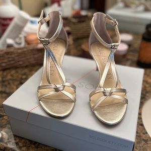Sole Society Gold strappy heels